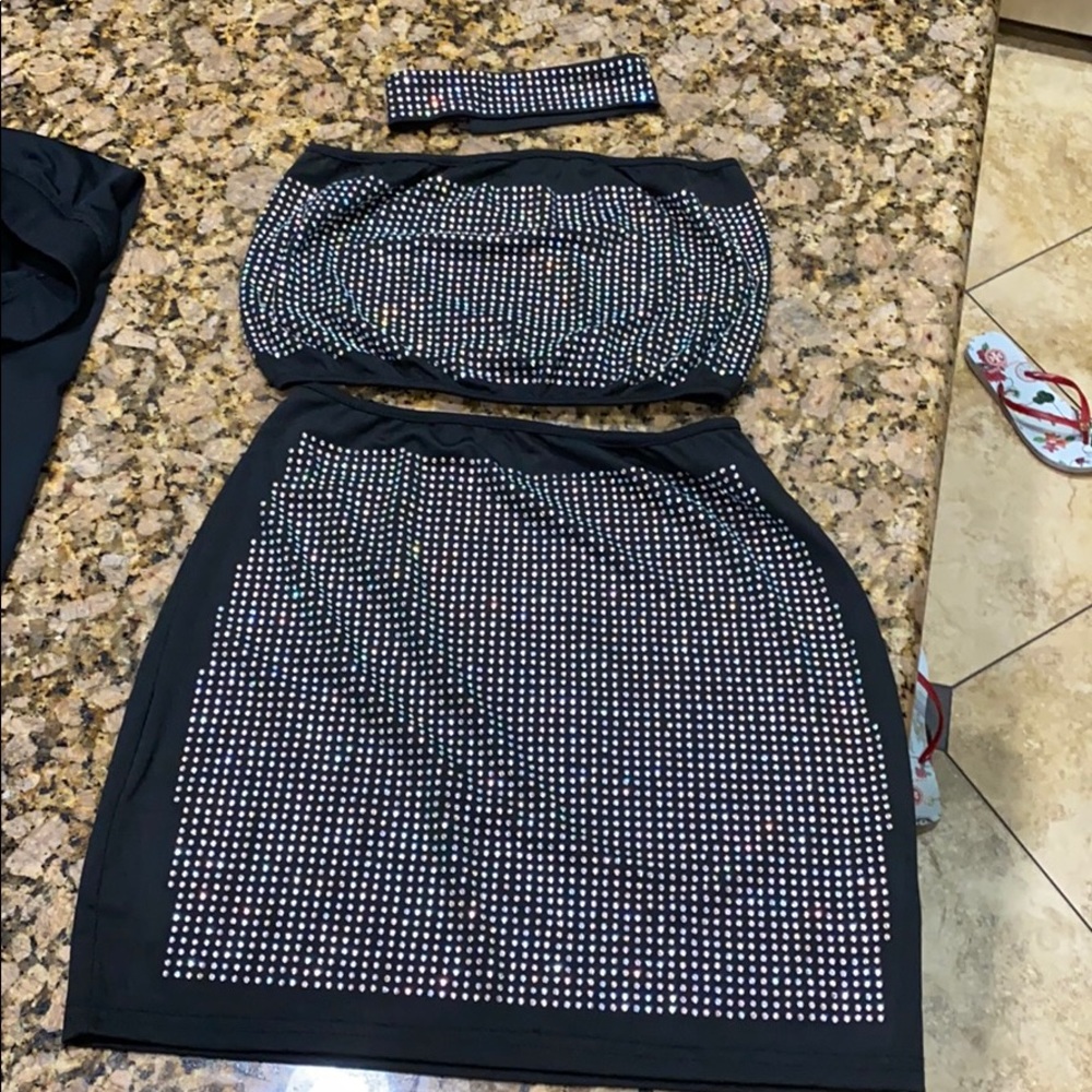 3 piece skirt set